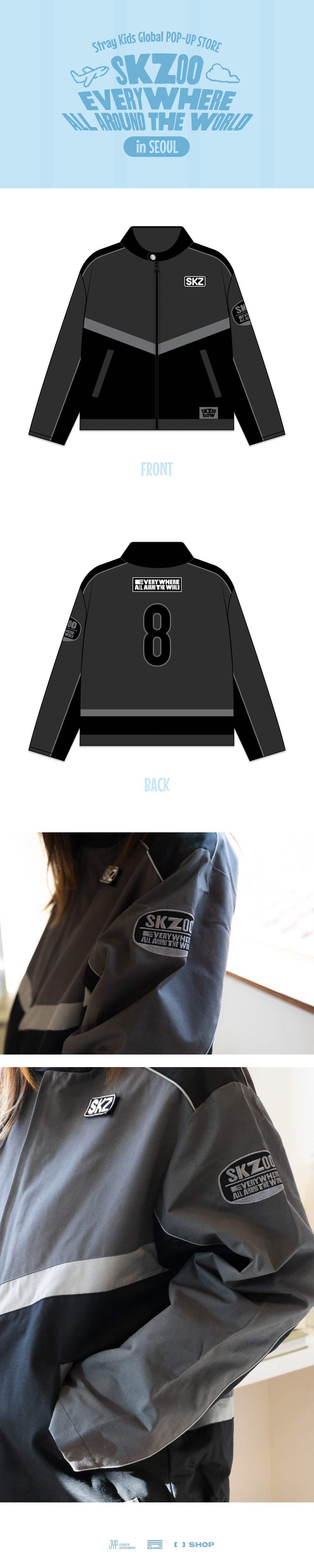【完売品】RACING JACKET SEOUL Ver. - SKZOO Stray Kids - RACING JACKET SEOUL Ver. 'SKZOO EVERYWHERE ALL AROUND